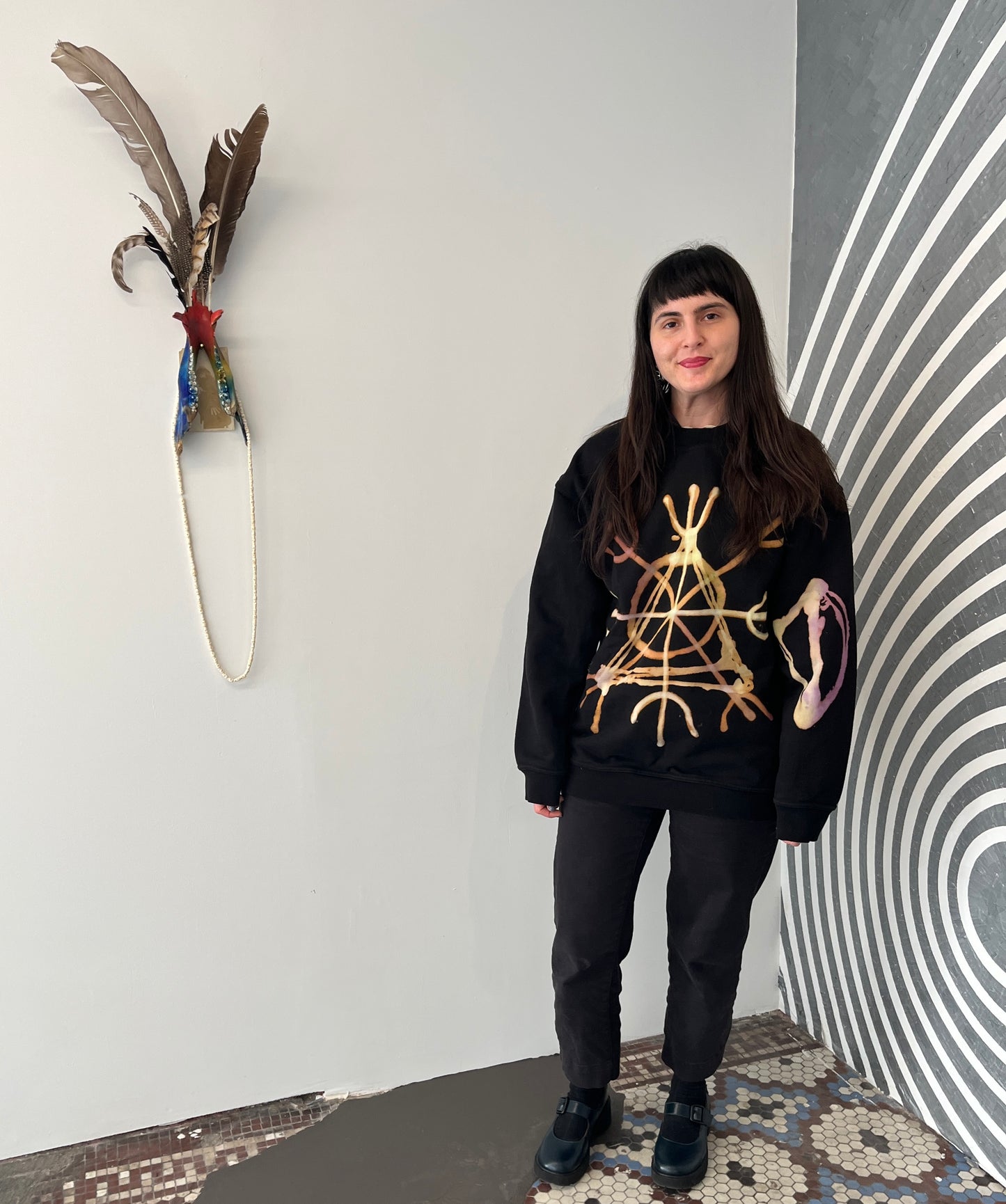 Devi Dasi Helm of Awe / Helm of Terror Crew Neck Sweatshirt