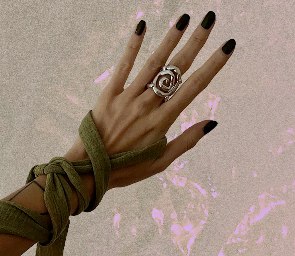 Plutonia Blue Hypnos Ring