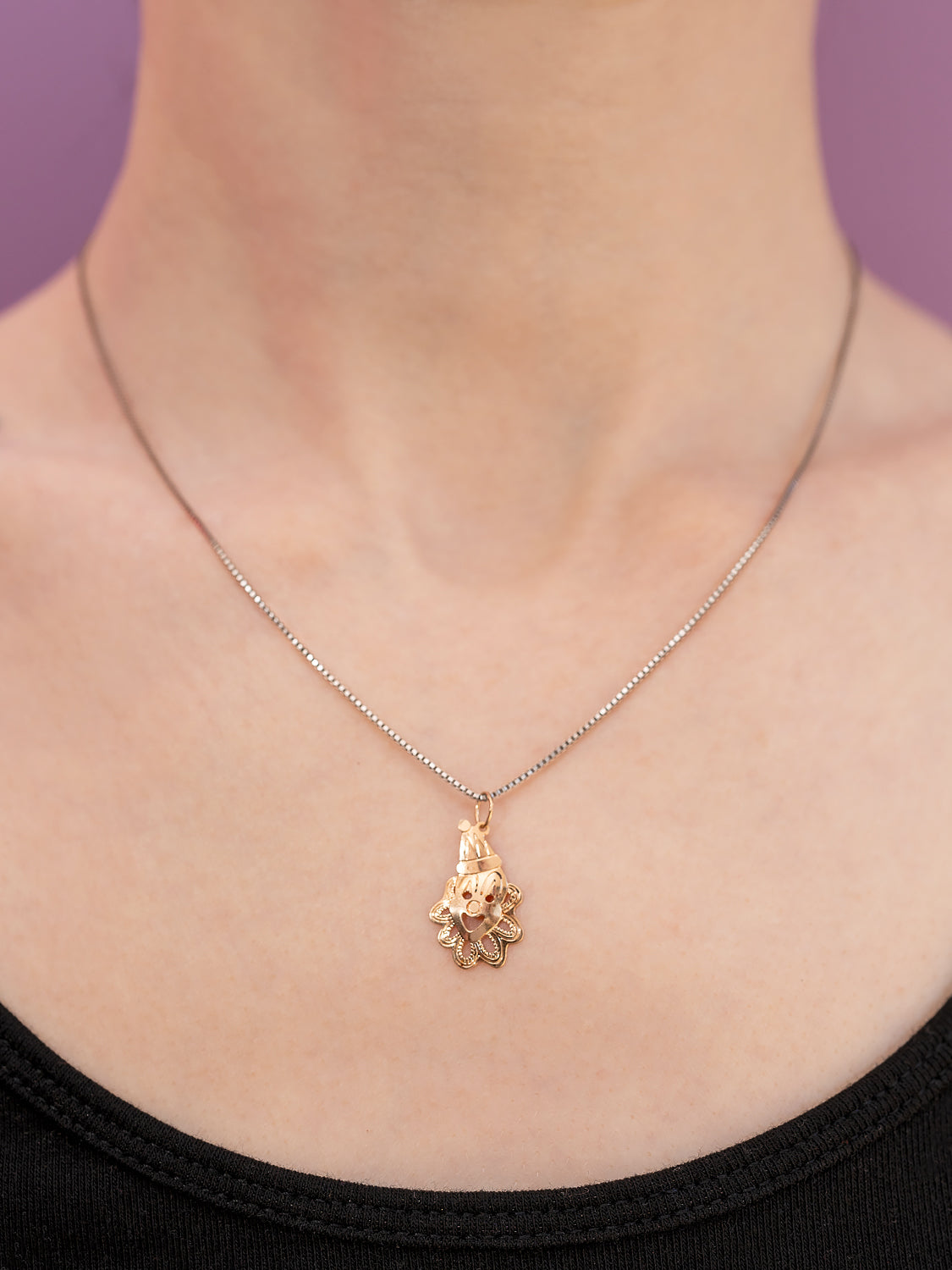 Pied a Terre 14k Gold clown charm