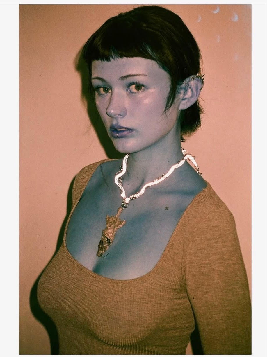 Cyb3rw3nch Privacy Crystal Key Necklace