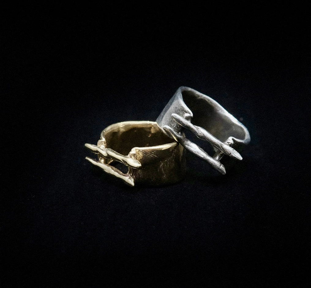 Plutonia Blue Machina Brass Ring