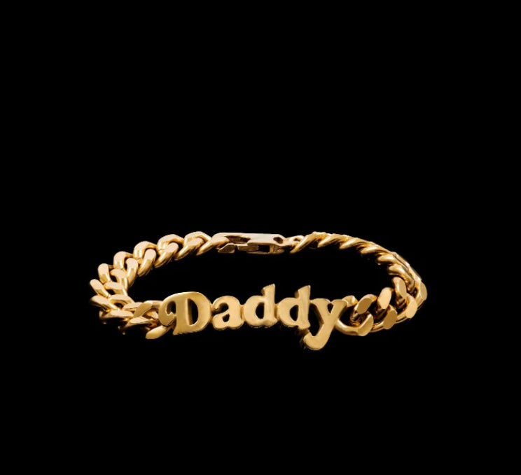 Daddy Chain link bracelet by Bruce LaBruce - 8 inch