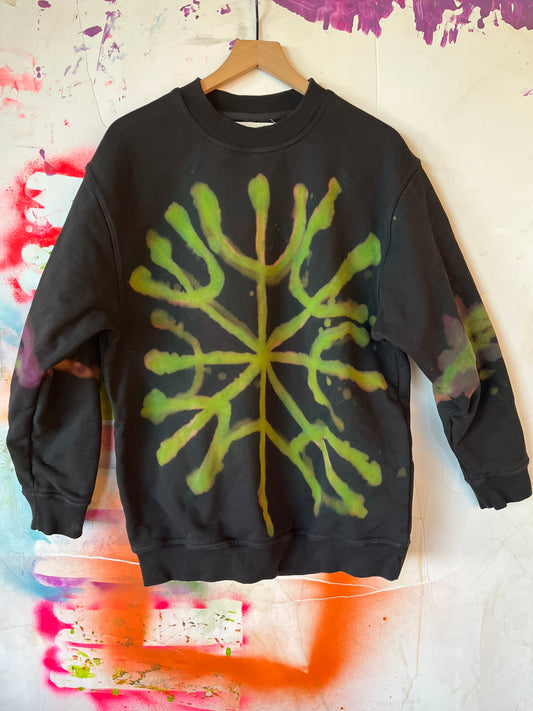 Devi Dasi Helm of Awe / Helm of Terror Crew Neck Sweatshirt