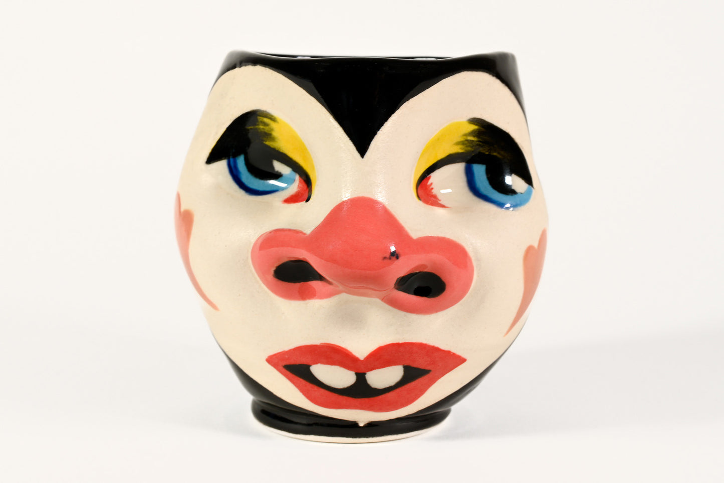 Clown Face Cup by Jennifer Calandra
