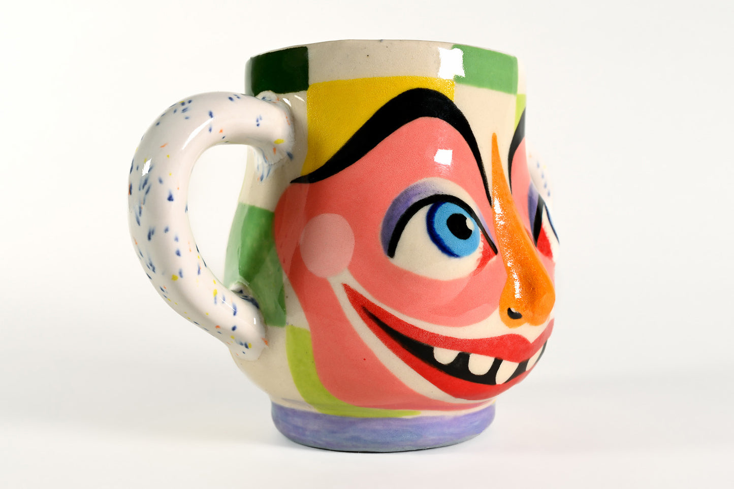 Clown Head Cup by Jennifer Calandra