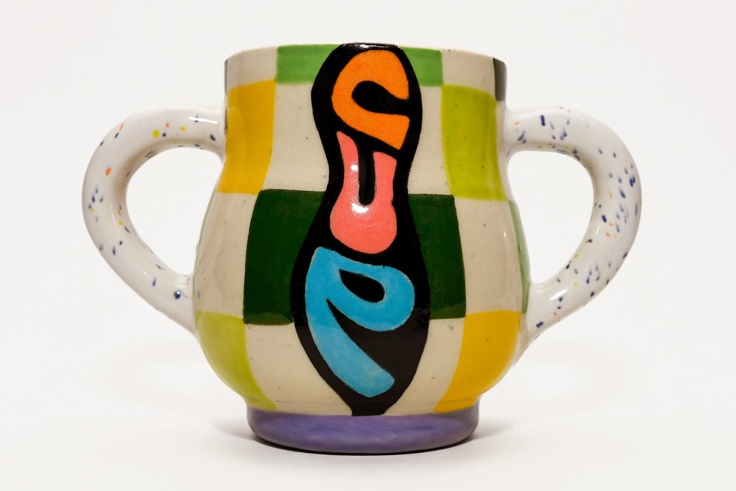 Clown Head Cup by Jennifer Calandra