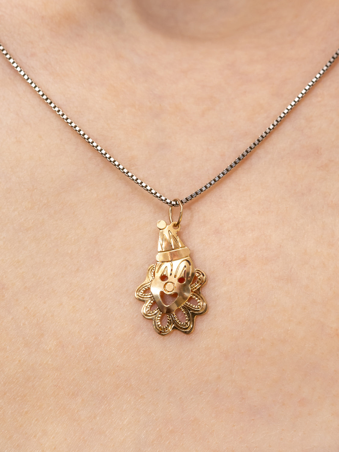 Pied a Terre 14k Gold clown charm
